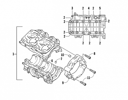 CRANKCASE ASSEMBLY