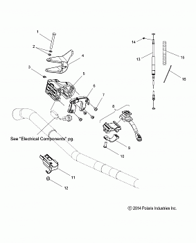 ENGINE, THROTTLE CONTROL ASM. - S15DR6PEL (49SNOWTHROTTLE15PROS)