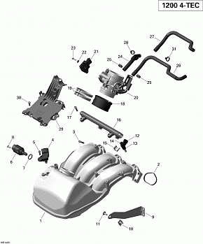 Air Intake Manifold And Throttle Body 1