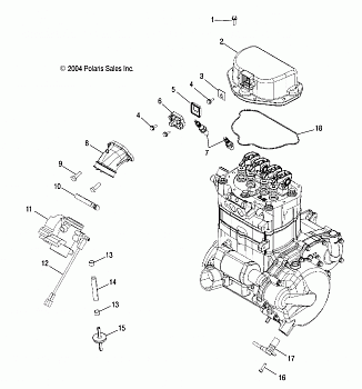 THROTTLE BODY MOUNTING - R05RD68AA/AB (4998269826D12)