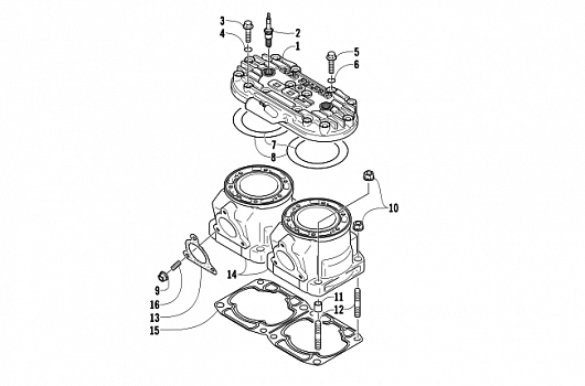 CYLINDER AND HEAD ASSEMBLY