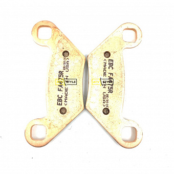 Колодки тормозные металлизированная синтетика EBC  97 x 42.5 x 7mm FA475R ( 2205606 , 2204088 , 2203628 )
