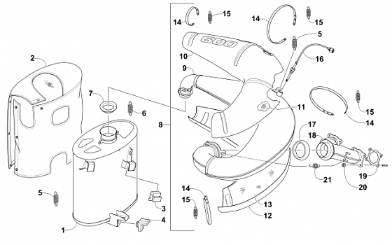 EXHAUST ASSEMBLY