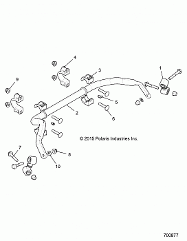 SUSPENSION, STABILIZER BAR, REAR - Z18VBE99BW (700877)