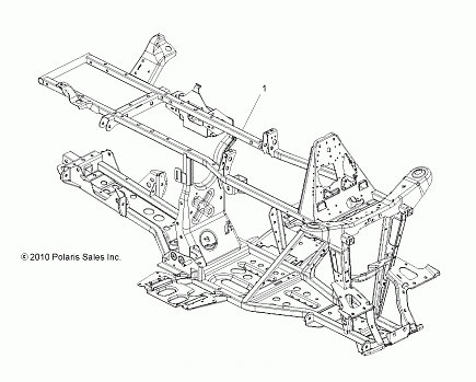 CHASSIS, FRAME - A13MH50TD (49ATVFRAME11SP500)