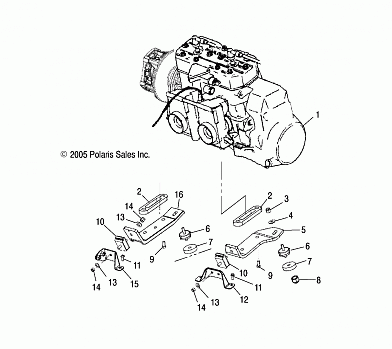 ENGINE MOUNTING - S06ND4BS (4999399939C06)