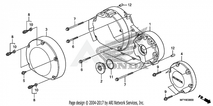 RIGHT CRANKCASE COVER