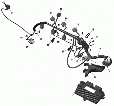 Engine Harness And Electronic Module  - 903 - Spark HO