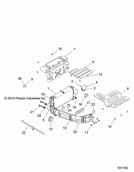 ENGINE, EXHAUST SYSTEM - Z17VDE99LW (701195)