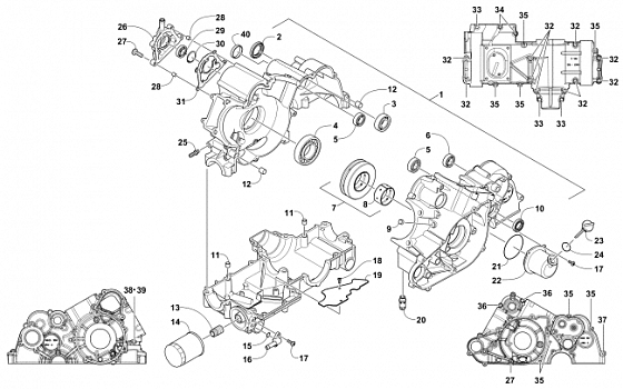 CRANKCASE ASSEMBLY