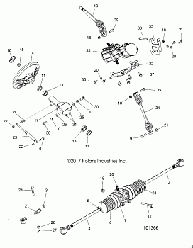 STEERING, STEERING ASM. -  A18DAE57B2 (101366)