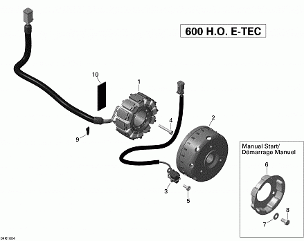 Magneto - 600HO E-TEC