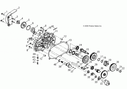 DRIVE TRAIN, TRANSMISSION - A11FA09AA (49ATVTRANSMISSION07OTLW90)