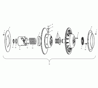 DRIVEN CLUTCH - S01NP8BS (4961106110C002)