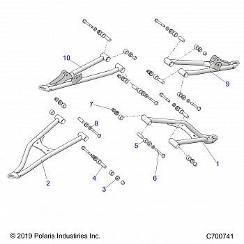 SUSPENSION, FRONT CONTROL ARMS - R20RSB99A/B (C700741)