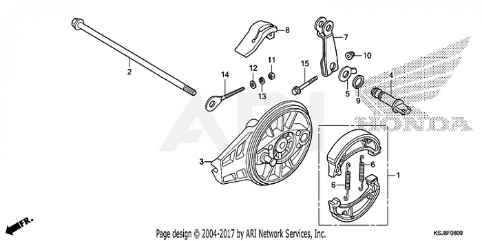 REAR BRAKE PANEL