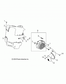 ENGINE, COOLING - Z18YAV17B2/B8/N2/N8 (49RGRCOOL10RZR170)