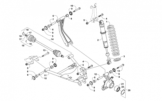 REAR SUSPENSION ASSEMBLY