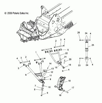 SUSPENSION, FRONT - S07PL7JS/JE (49SNOWSUSPFRTDRGNRMK)