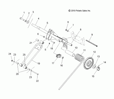 SUSPENSION, TORQUE ARM, REAR - S15CL6/CW6 ALL OPTIONS (49SNOWTORQUEREAR10600RMK)