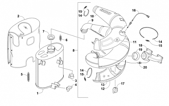 EXHAUST ASSEMBLY