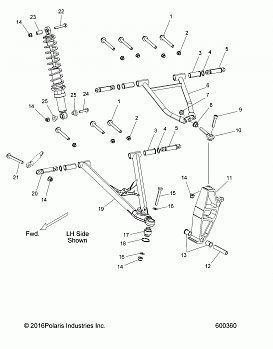 SUSPENSION, CONTROL ARMS and SPINDLE - S17EEG6PSA/PSL (600184)