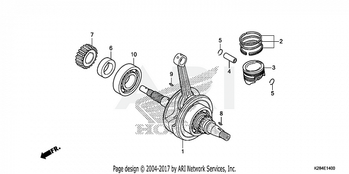 CRANKSHAFT + PISTON