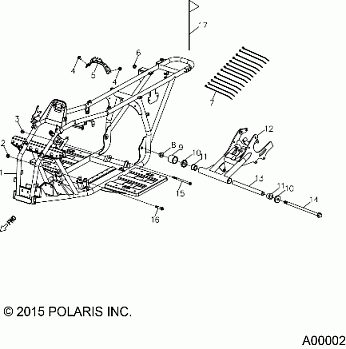 CHASSIS, FRAME - A16YAF11AA (A00002)