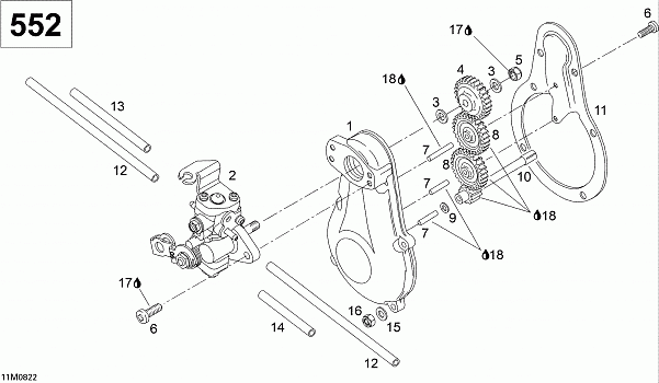 Oil Pump WT 550F