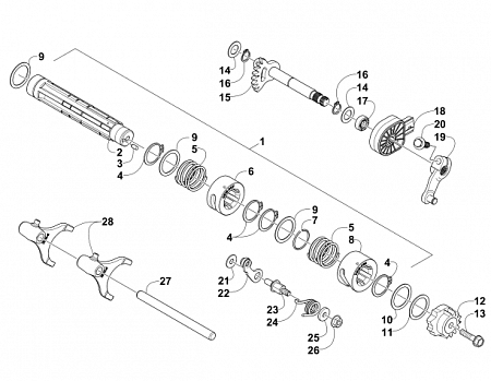 GEAR SHIFTING ASSEMBLY