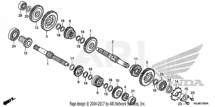 TRANSMISSION (CRF80F)