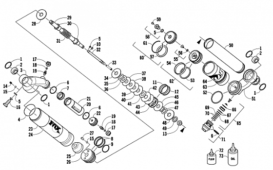 FRONT SUSPENSION SHOCK ABSORBER