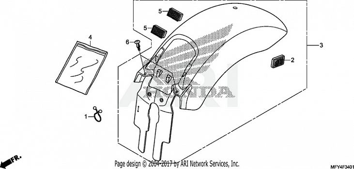 REAR FENDER (2)