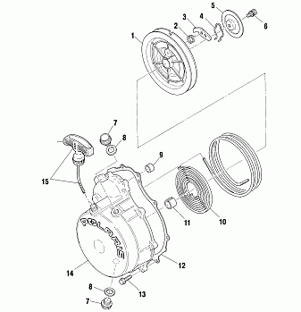 RECOIL STARTER - A01BA50AA (4963716371D006)