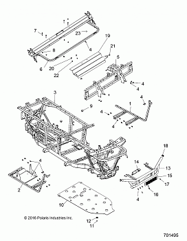 CHASSIS, FRAME and FRONT BUMPER - R17RMA57A1/A9/E57AK (701495)