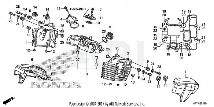 REAR CYLINDER HEAD COVER