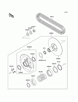 Driven Converter/Drive Belt