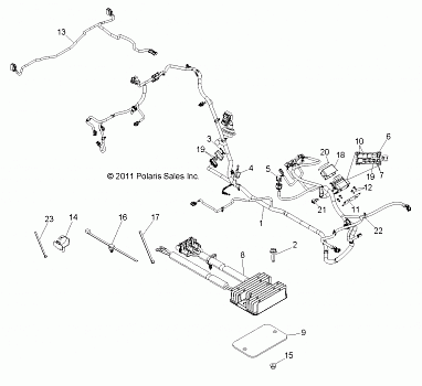 ELECTRICAL, WIRE HARNESS - Z14JT87AD/9EAO/9EAOL/9EAL (49RGRHARNESS12RZRXP900)