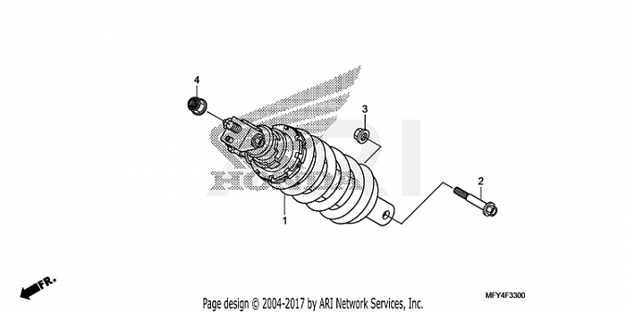 REAR SHOCK ABSORBER