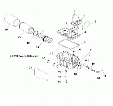 ENGINE, AIR INTAKE SYSTEM - A10NG50AA (49ATVAIRBOX10SCRAM)