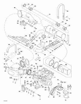 Engine Support And Muffler