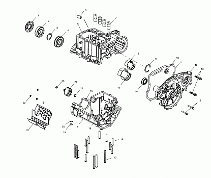 CRANKCASE - S02NT7DS (4970727072C07)