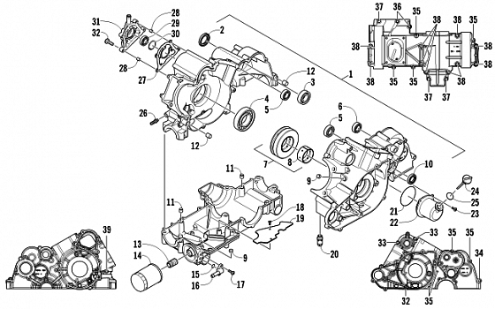 CRANKCASE ASSEMBLY