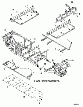 CHASSIS, FRAME - R19RNA57B1/B9/EBX (702414)