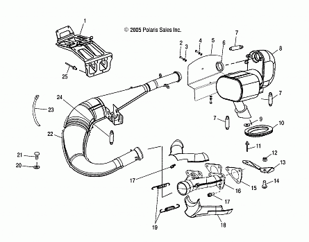 EXHAUST SYSTEM - S07NJ5BS/BE (4997279727C03)