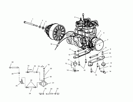 ENGINE MOUNTING - S00NP6ES (4958115811C007)