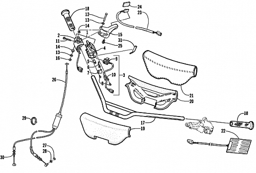 HANDLEBAR AND CONTROLS