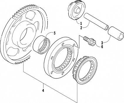 STARTER CLUTCH ASSEMBLY