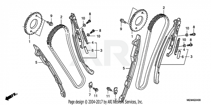 CAM CHAIN + TENSIONER