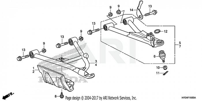 FRONT ARM